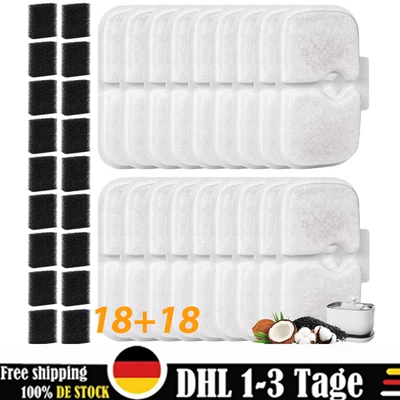 MARKENLOS 36 Ersatzfilter für Petlibro 2,5L Trinkbrunnen Wasserspender Katzenbrunnen