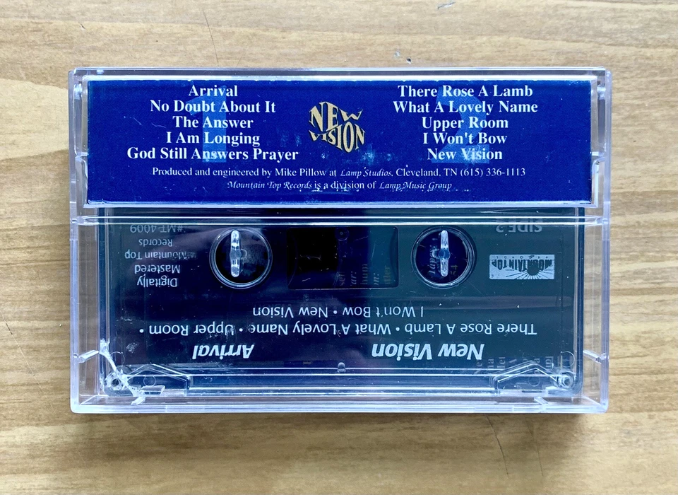 Cassette Tape ~ Arrival ~ New Vision ~ Religious ~ 10 Tracks ~ 1980s ~ !L🔵🔵K! - Image 2 of 4