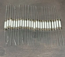 BUSSMAN BUSS MDA 3 FUSE 3 AMP CERAMIC 250 VOLT MDA3 PIGTAIL ENDS LOT OF 25