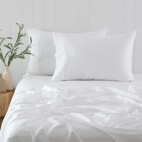 New Habitat 400TC Bamboo Cotton Standard Pillowcase Pair - Picture 1 of 6