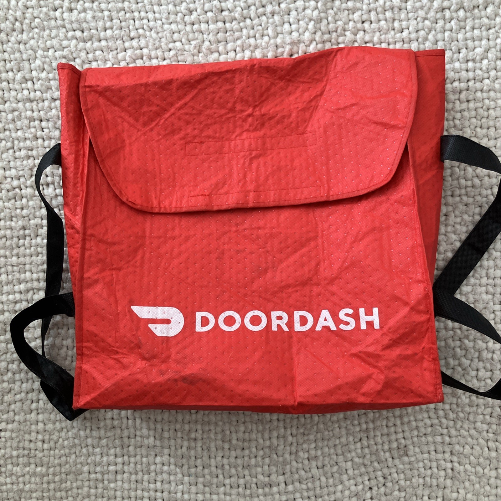 Doordash Pizza Delivery Bag 19" x 19" x 5"