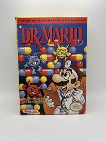 Dr. Mario Nintendo NES 1990 Completo En Caja CIB Aut&eacute;ntico PROBADO CARRO LIMPIO