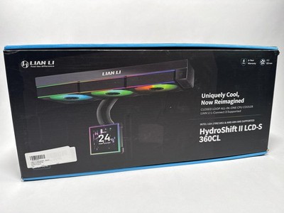 Lian Li HydroShift II 360 CL ARGB AIO CPU Cooler LCD Black 360mm