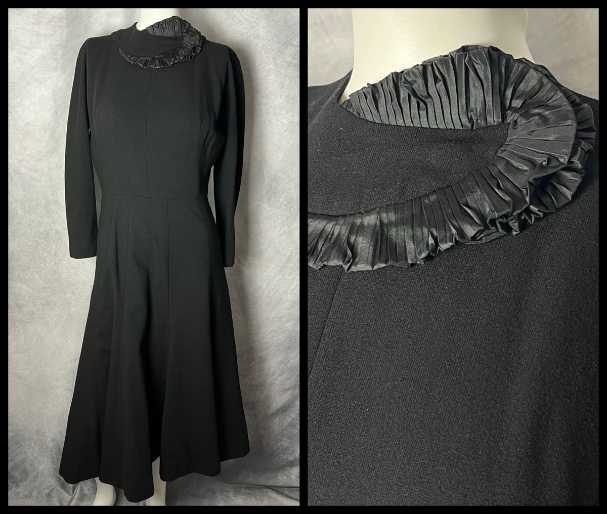 bergdorf goodman black dress Black Ribbed Knit Ruffle Trim Maternity Mini Dress – PinkBlush main image 0