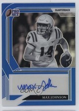 2022 Leaf Pro Set Metal Black & White Blue Prismatic /35 Max Johnson Auto 1n4j