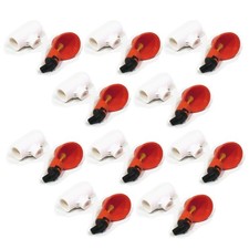  10-Pack Poultry Water Drinking Cup  PVC Fitting Chicken Hen Automatic Drinker