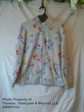 Girl's Cat & Jack Zip Hoodie with Horses Size 14-16
