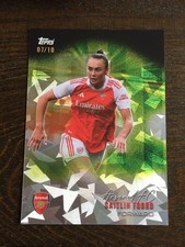2025-26 Topps Arsenal Caitlin Foord Australia Black Ice 7/10