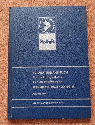 Original Repair Manual Truck IFA Robur LO 2501 LD 2501 LO 1801 A 1968