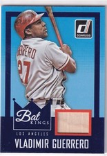 VLADIMIR GUERRERO ANGELS GAME USED BASEBALL BAT 2016 16 PANINI DONRUSS KINGS