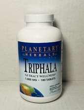 3 PACK Planetary Herbals Triphala 1,000 mg 180 Tabs BEST BY 4/29 U60F