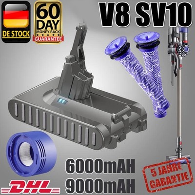 9000mAH Akku für Dyson V8 SV10 Absolute V8 Animal 218895-01 Fluffy Total Clean