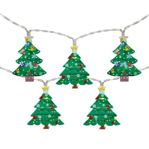 Luces de hadas Northlight LED blancas de metal para árbol de Navidad de 10 quilates alambre de cobre de 5,5' - Imagen 2 de 6