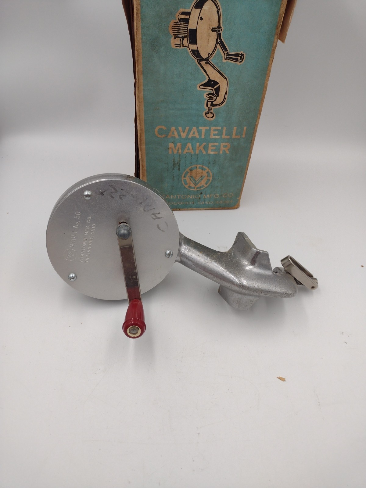 Vintage Vitantonio Cavatelli Pasta Maker - Model No 50 - Ugly Box  - Ohio USA