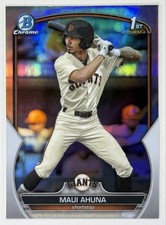 2023 Bowman Draft - Maui Ahuna #BDC-163 Bowman 1st Chrome Refractor