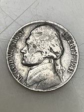1941 Us 5 Cent Coin