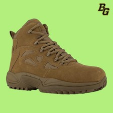 Reebok RB8650 Rapid Response 6" Tactical Composite Toe Boots Coyote Men's