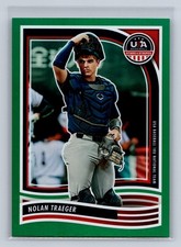 Nolan Traeger 2024 Panini Stars & Stripes USA Baseball Green #43