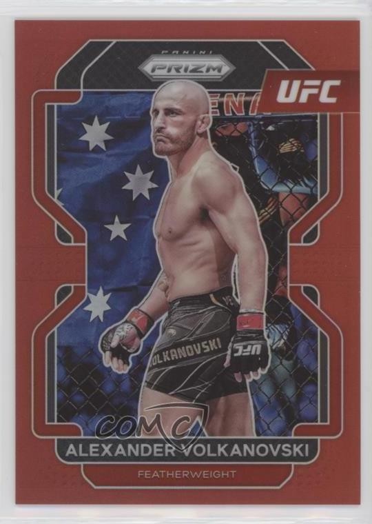 2022 Panini Prizm UFC Red Prizm 241/299 Alexander Volkanovski #147 z7h