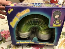 Vintage Slinky Phone Neon Glowing Retro Landline Telephone NEW in Box