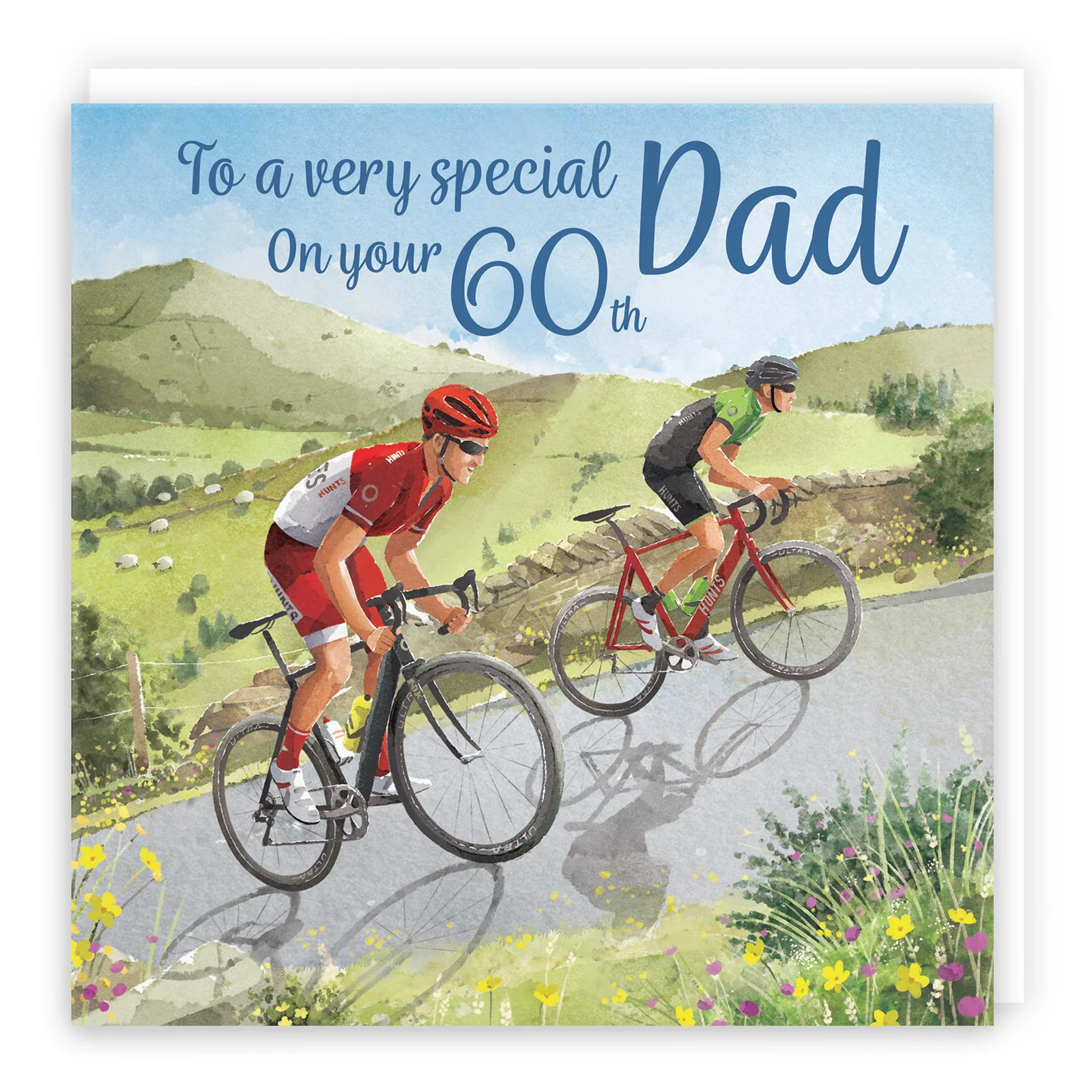 60th Dad Birthday Card Road Cycling Milo's Gallery