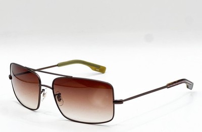NEW PAUL SMITH PS-384 C40 BROWN GREEN AUTHENTIC SUNGLASSES 59-16