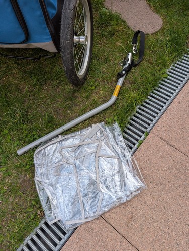 PETSTRO Hundebuggy Anhänger SKYLINE AVENTURA XL +Fahrraddeichsel+ Regenhaube - Bild 11 von 19