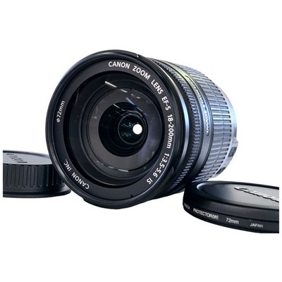 Canon EF-S 18-200mm F3.5-5.6 IS Zoom Lens Excellent Condition