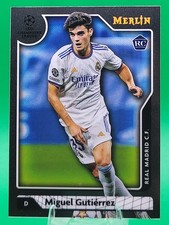 2021-22 Merlin Chrome UEFA Champions League Miguel Gutiérrez Rookie Card #15. rookie card picture