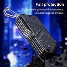 :Game Card Case For Switch2 Games Hard Shell Slim Holder Box Card Storage V8O5