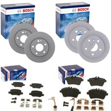 BOSCH BREMSSCHEIBEN + BELÄGE VORNE + HINTEN passend für A-KLASSE W169 A150/160