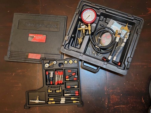 Snap On Basic Fuel Injection Pressure Gauge Set EEFI500ACORE USED