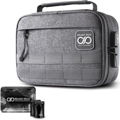 HELMET HEAD Smell Proof Bag with Lock, Smell Proof Stash Bag comes with a Met...