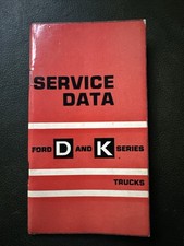 Service Data Book * Ford D & K Series * Trucks * excellent condition 