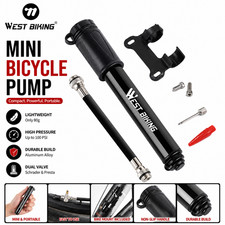 Mini Bicycle Pump Portable Bike Tyre Inflator Hand Pump Schrader Presta Valve