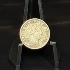 1892 Silver Barber 10C Ten Cents Coin -2