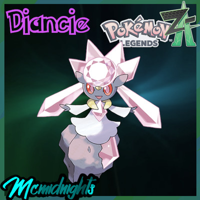 POKÉMON LEGENDS Z-A GERMAN DIANCIE LV.100 6IV NONSHINY POKEMON
