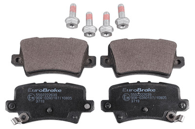 Bremsbelagsatz Scheibenbremse Hinterachse für HONDA CIVIC VIII Hatchback