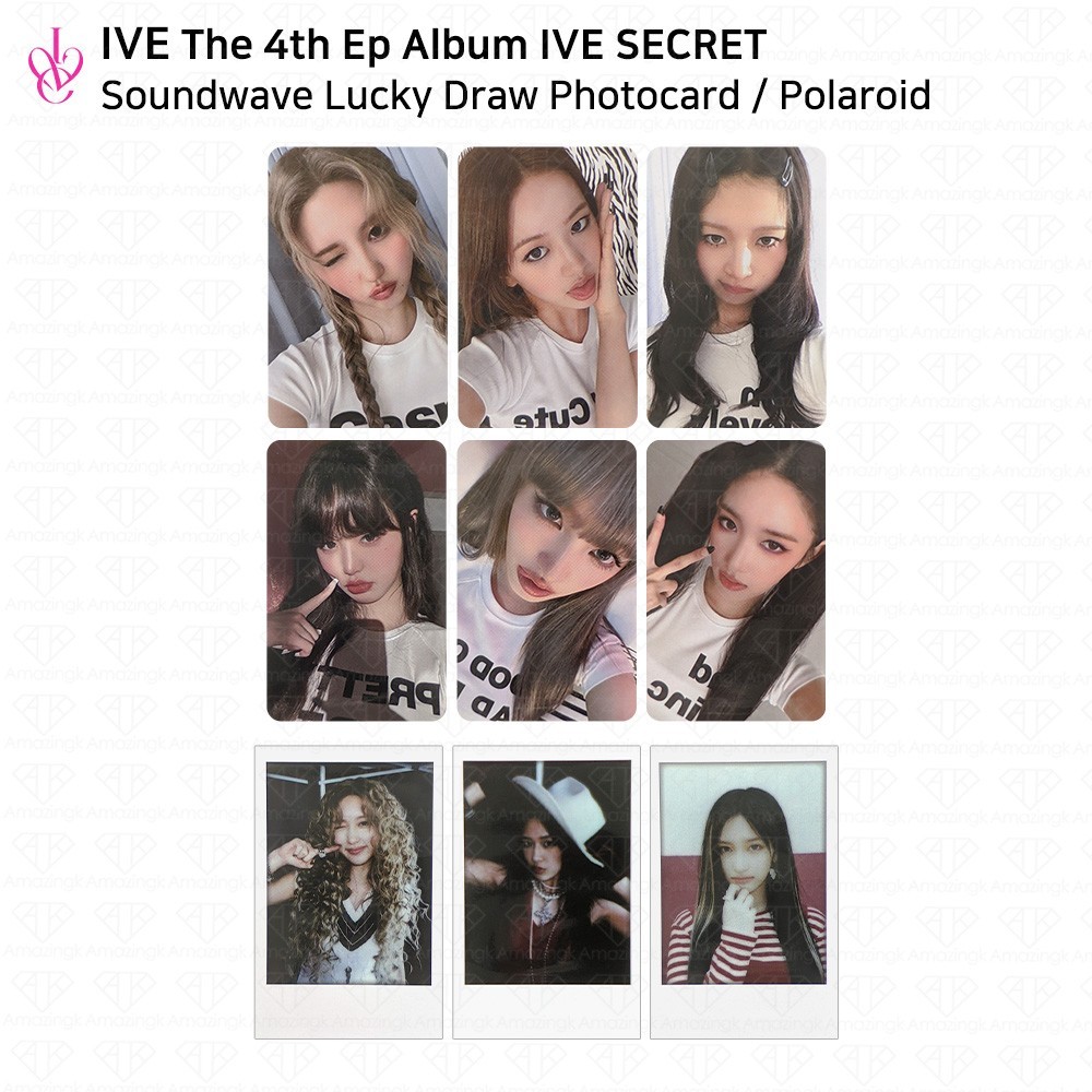 IVE 4th EP Album IVE SECRET Soundwave LuckyDraw Photocard