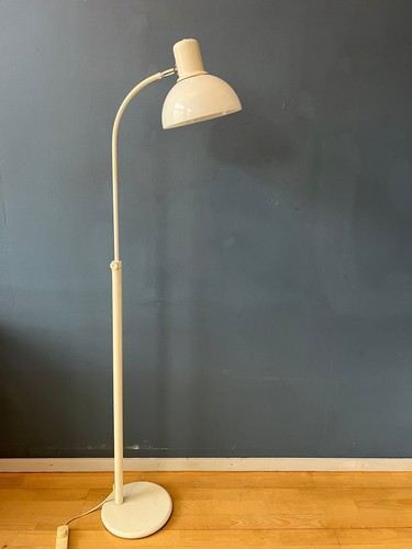 Beige Mid Century Stehlampe mit Plexiglasschirm - Bild 6 von 10
