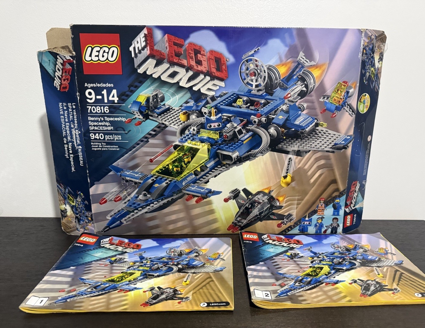 the LEGO Movie: Benny's Spaceship, Spaceship, Spaceship! (70816) Complete (READ)