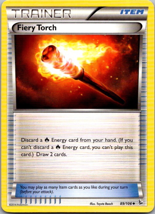 Fiery Torch Uncommon XY - Flashfire 89/106 LP