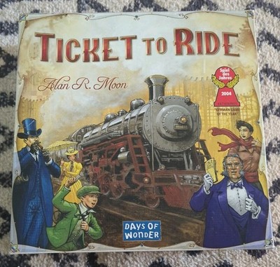 Days of Wonder Ticket To Ride by Alan R. Moon Train Adventure Board Game
