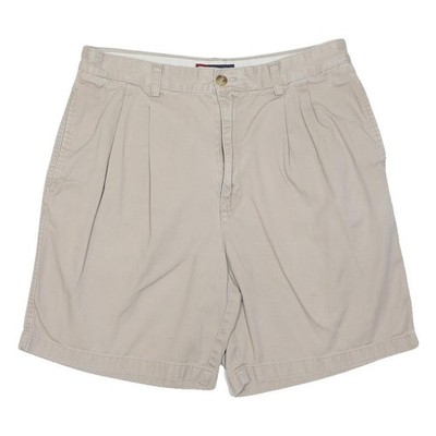 CHAPS Herren Shorts Beige Casual W32 Baumwollmischung Regular Bügelfalten