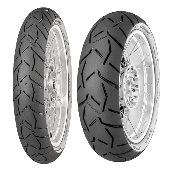TYRE PAIR CONTINENTAL 120/70-19 60W + 130/80-17 65H TRAILATTACK 3 DOT 2023
