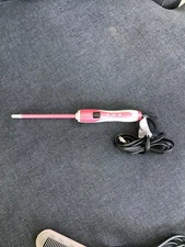 Wavytalk 3/8 Inch Small Curling Iron Wand for Short & Long Hair Pink