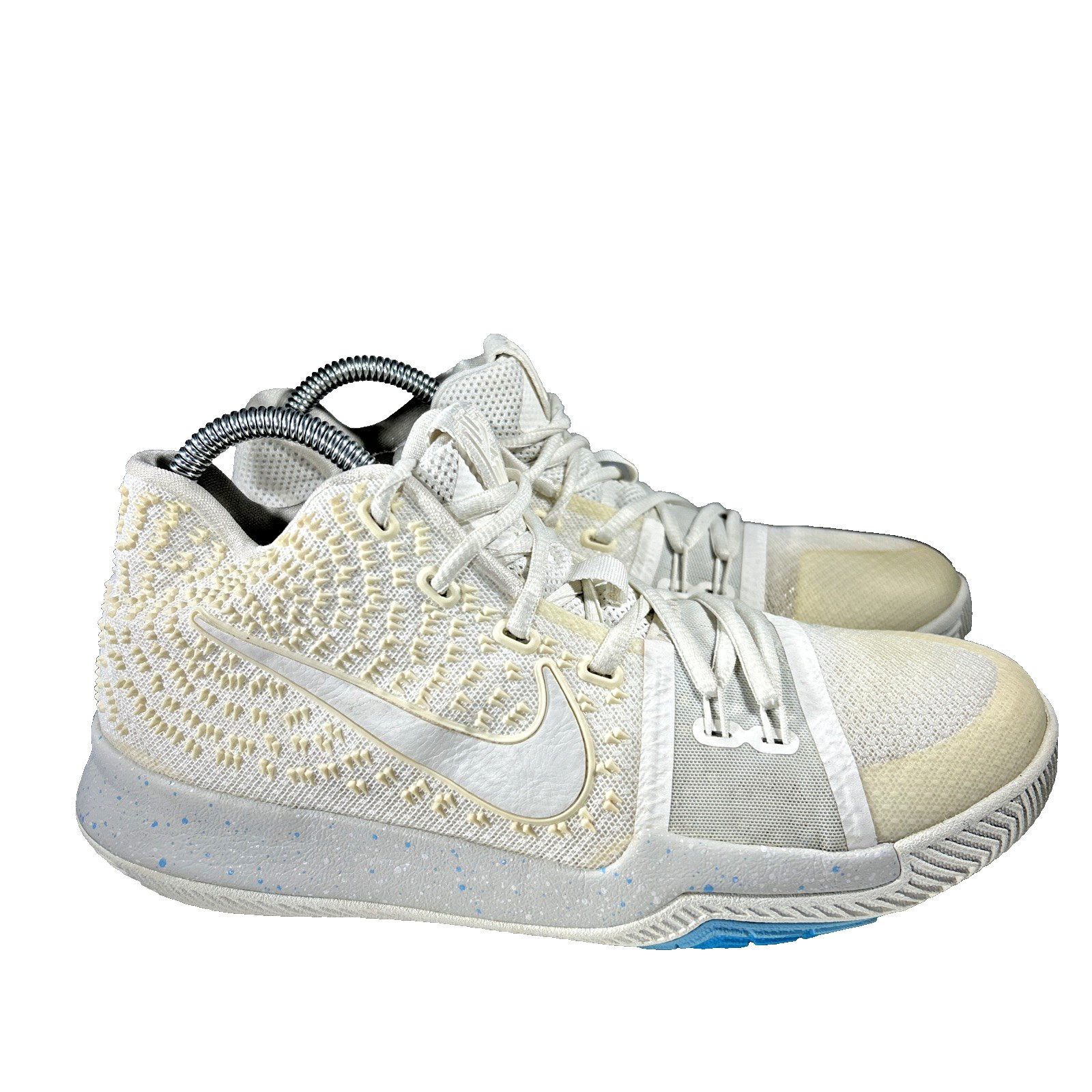 Sneakers Size 7 7y Kids Youth White Mid School
