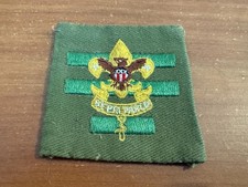 BSA, 1950’s Senior Patrol Leader Patch on Khaki Cloth