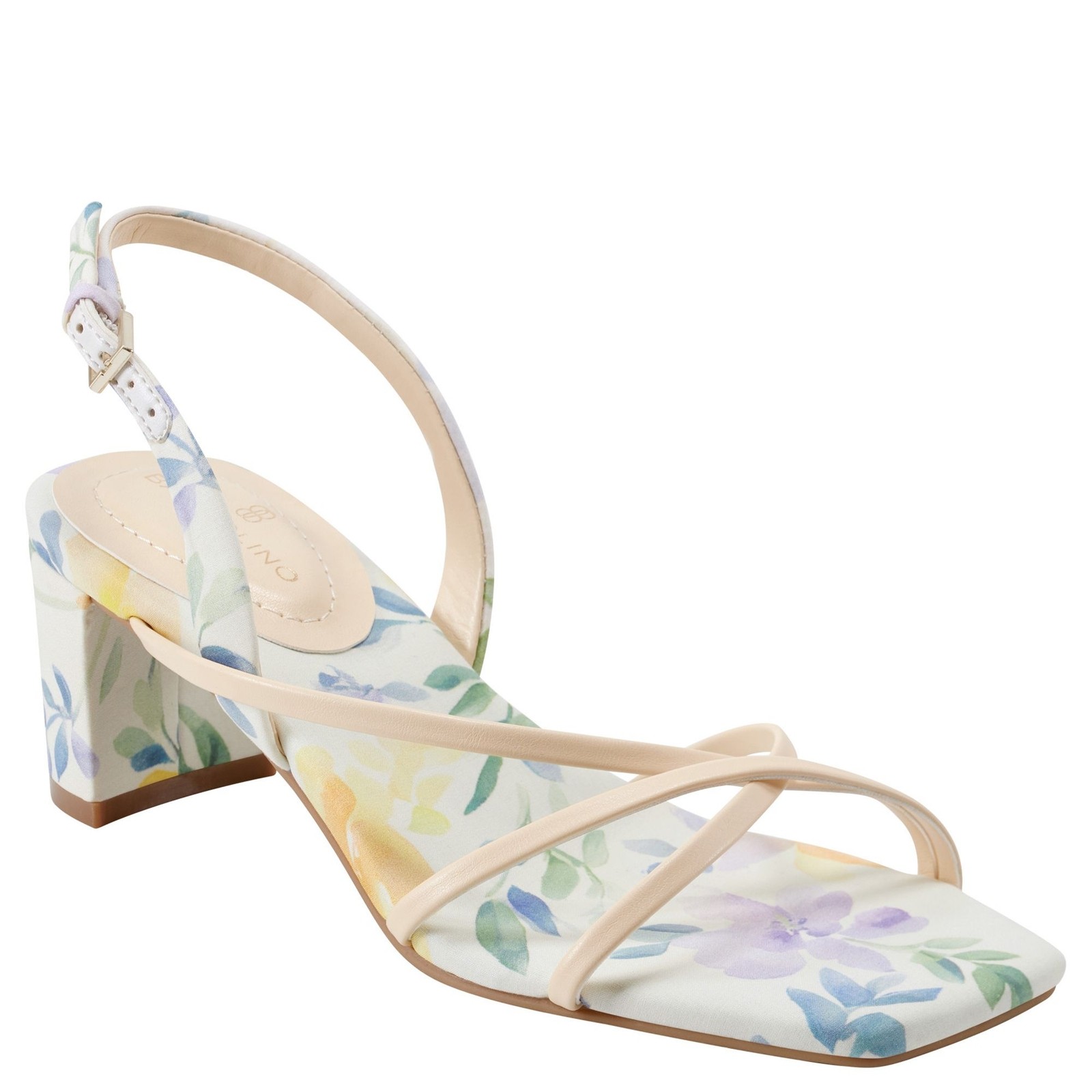 Bandolino Keltie Womens Sandal 8 B(M) US - Yellow/Dreamy/Floral/Multi