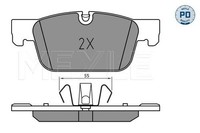 Neu - Meyle 0252209817/PD Bremsbelagsatz, Scheibenbremse FüR Volvo